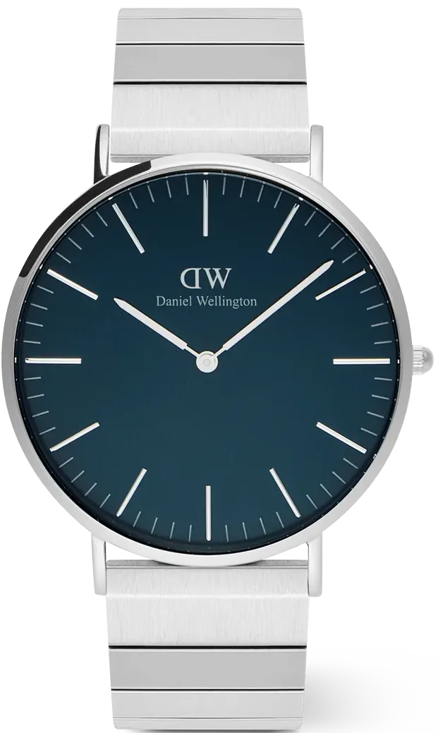 Daniel Wellington Classic Piano Link Arctic Silver 40MM