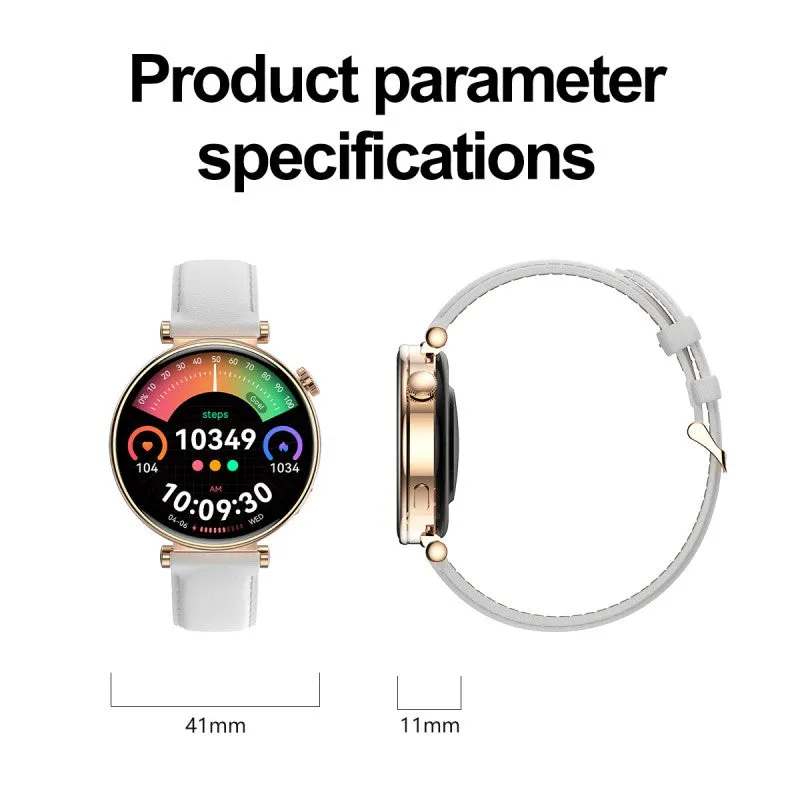 DaTeoy H41 Smart Watch, 1.32" AMOLED Display, Bluetooth Call, Voice Control, NFC, Fitness Tracker, Heart Rate & Sleep Monitor, IP68 Waterproof, Compatible with Android & iOS