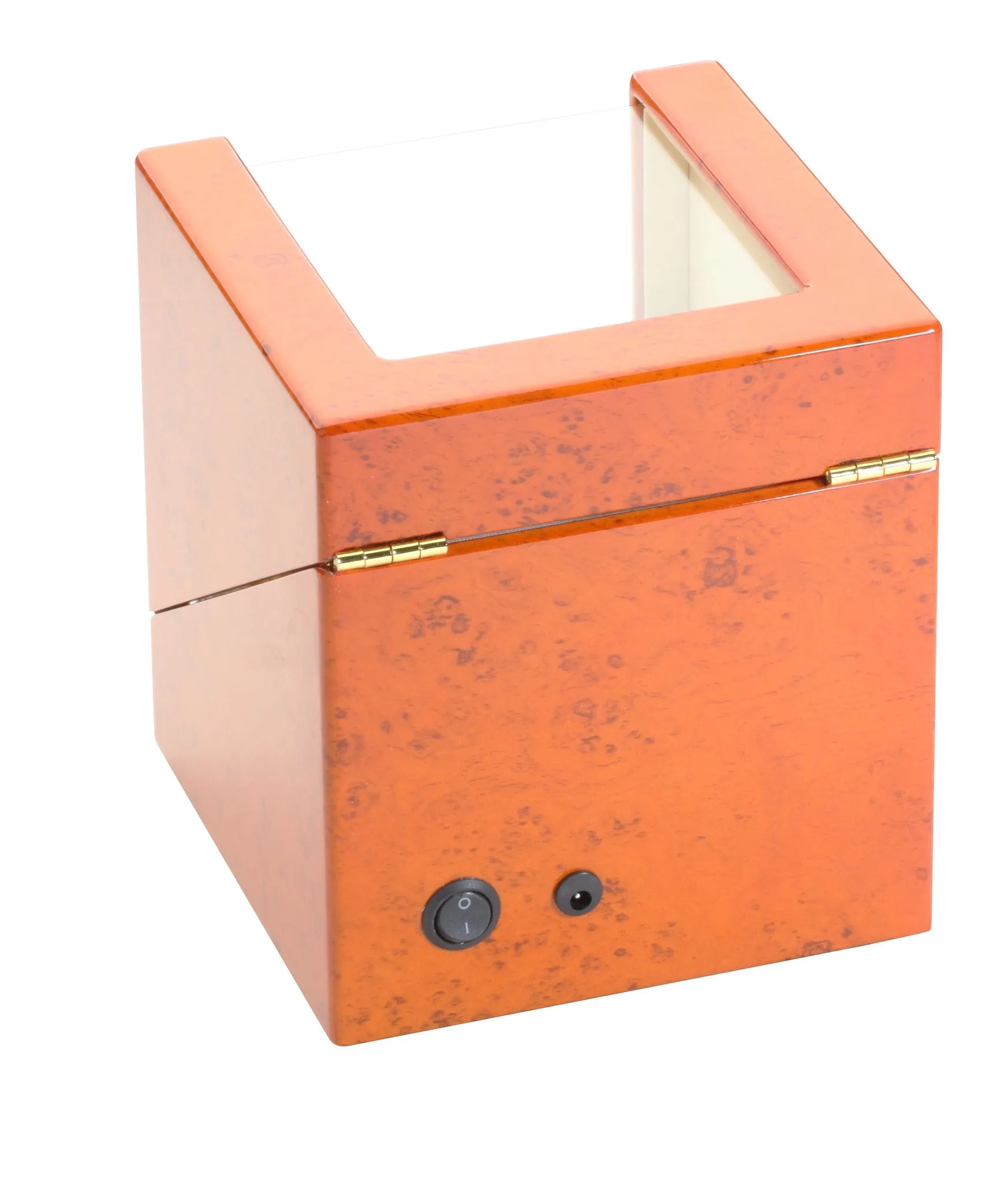 Diplomat Burlwood Double Watch Winder