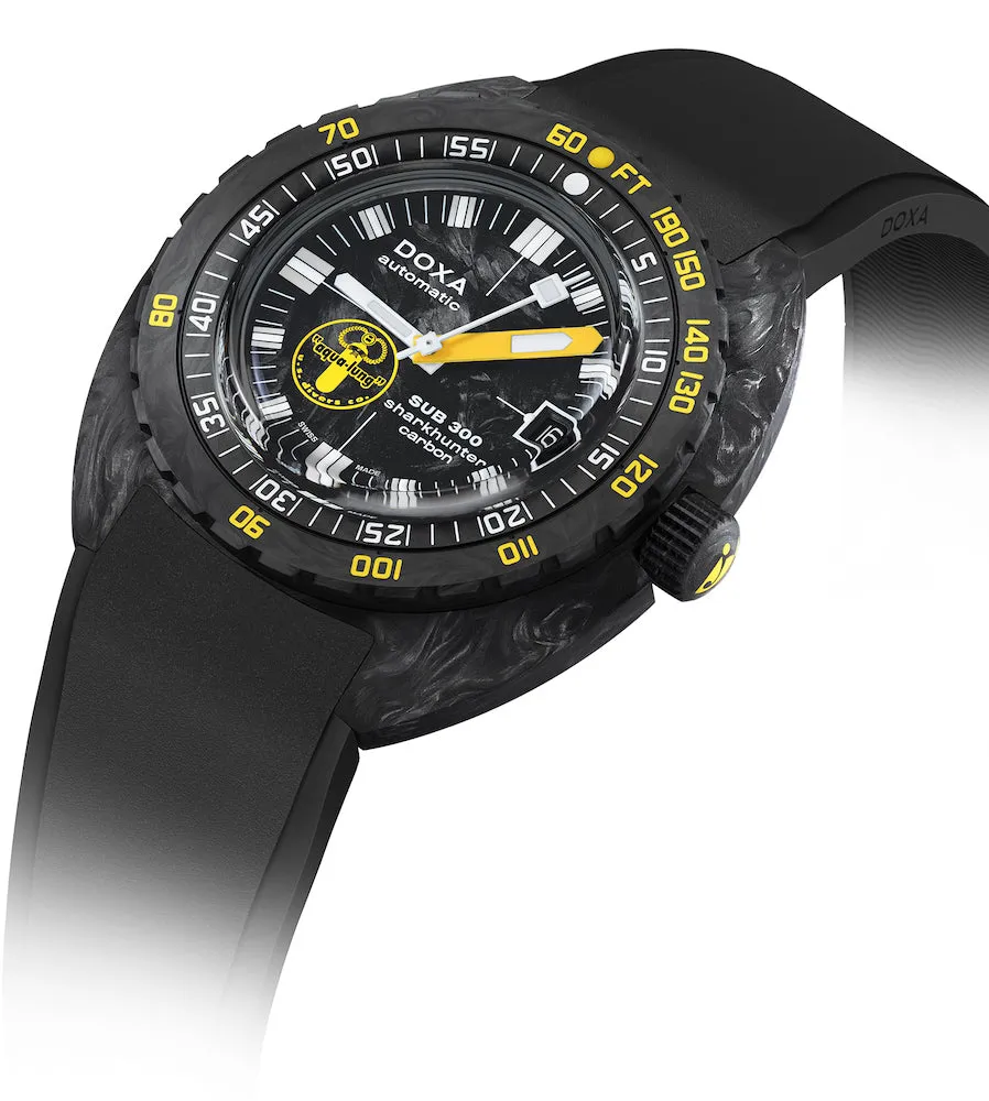 DOX Watch Sub 3 Carbon Aqua Lung US Divers Limited Edition Pre-Owned