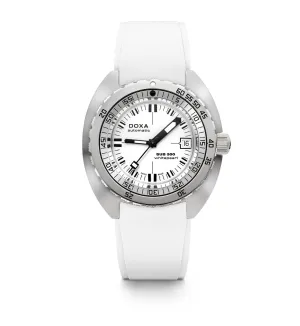 DOXA Sub 300 Whitepearl Rubber - 821.10.011.10