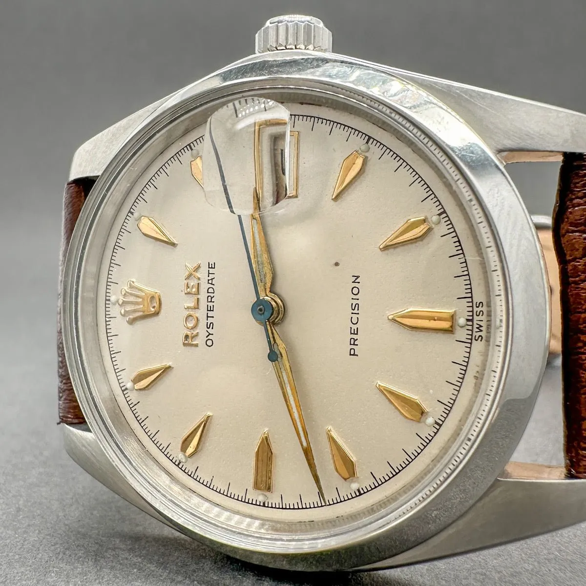 Estate Rolex Oysterdate Precision Men’s Mechanical Watch ref#6694