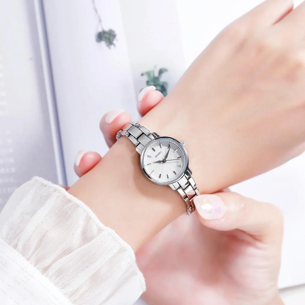 European Fashion Women Quartz Watch with Steel Band - Business and Leisure