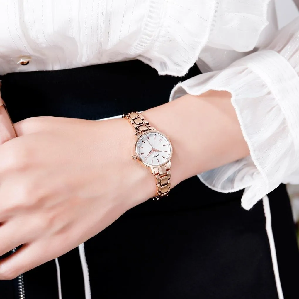 European Fashion Women Quartz Watch with Steel Band - Business and Leisure