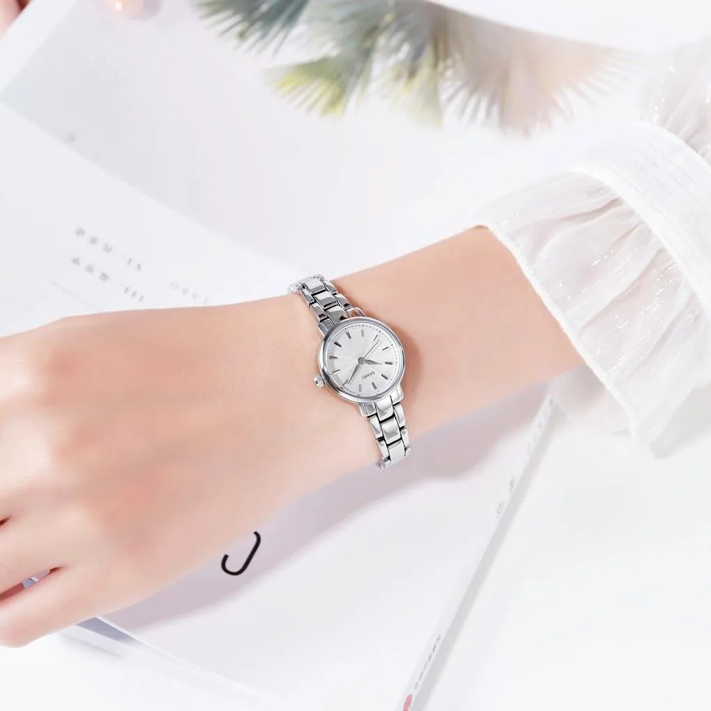 European Fashion Women Quartz Watch with Steel Band - Business and Leisure