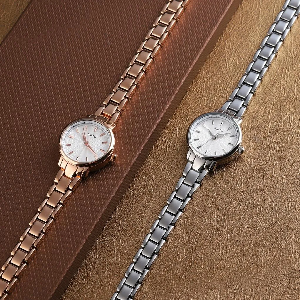 European Fashion Women Quartz Watch with Steel Band - Business and Leisure