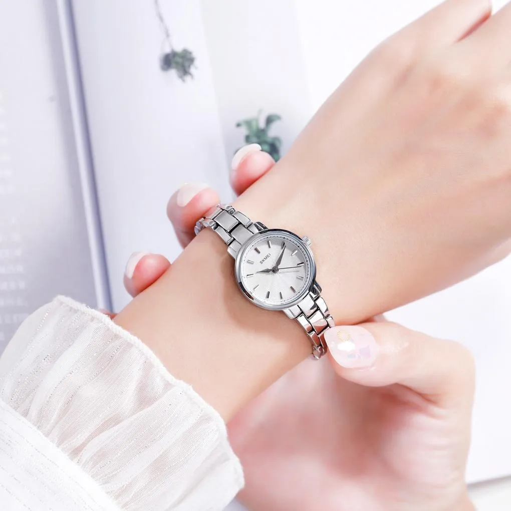 European Fashion Women Quartz Watch with Steel Band - Business and Leisure