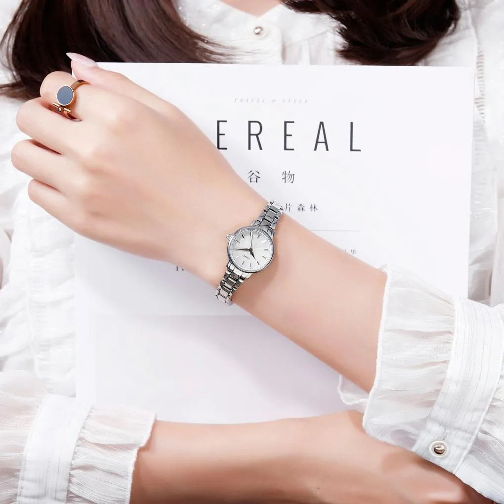 European Fashion Women Quartz Watch with Steel Band - Business and Leisure