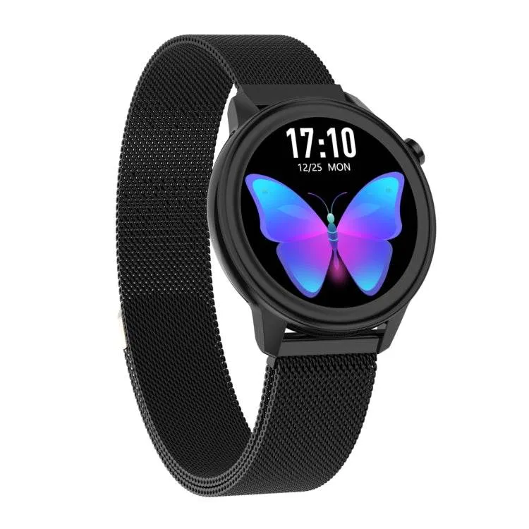 F80 1.3" IP68 Waterproof Smart Watch for Women with Body Temperature & Blood Pressure Monitoring, Menstrual Cycle Alerts