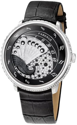 FAB Watch Lady Compliquee Peacock Black Sapphire