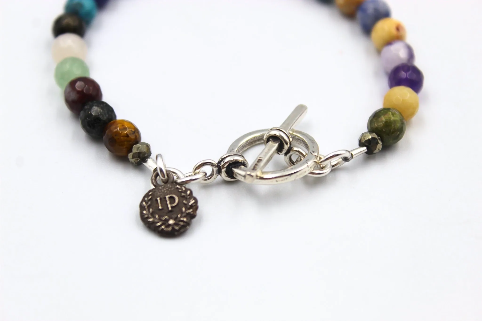 Faceted Multi Stone Bracelet