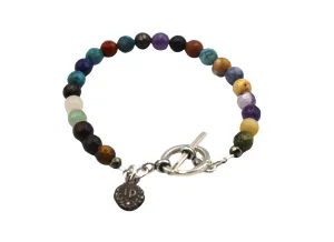 Faceted Multi Stone Bracelet
