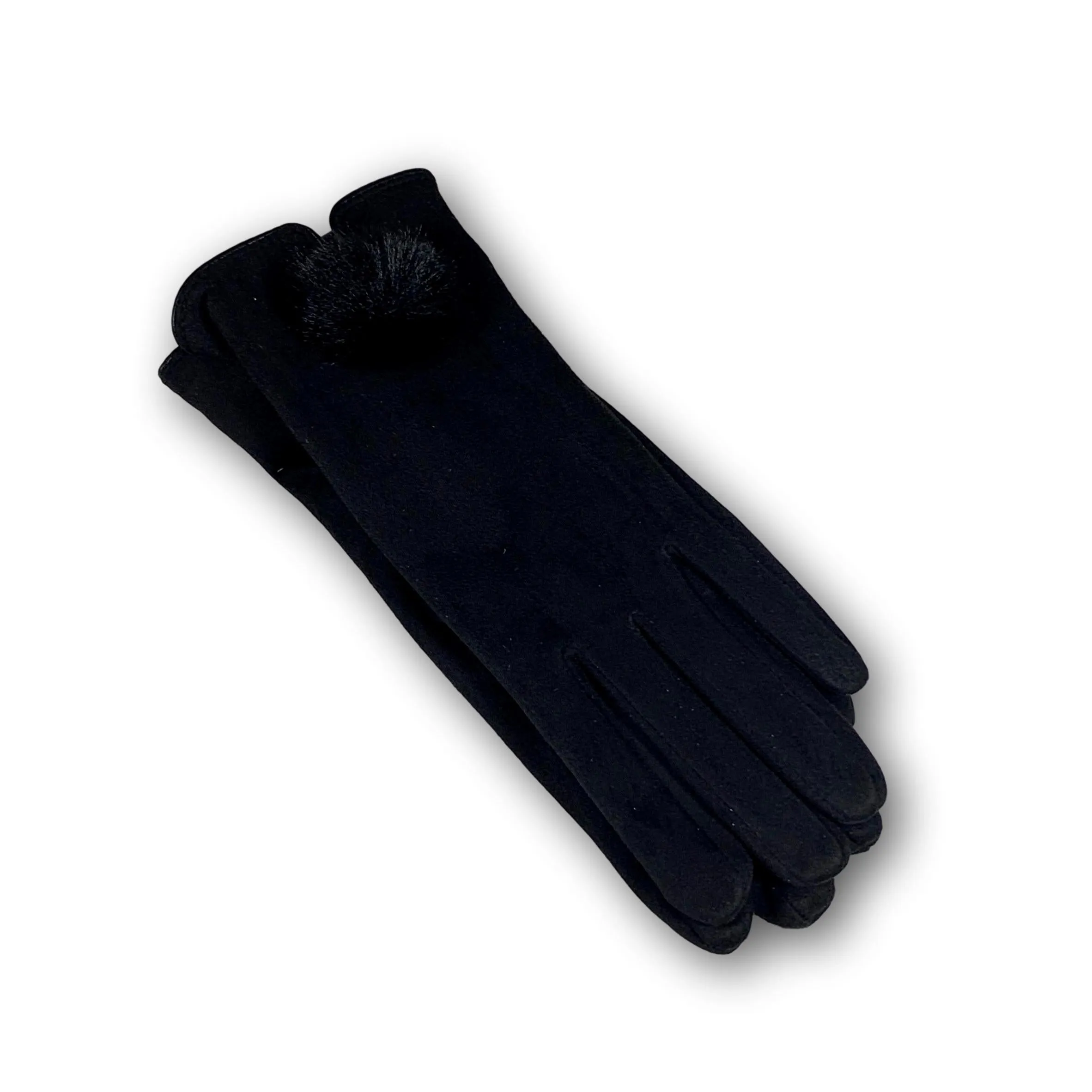 Faux Suede Touchscreen Gloves