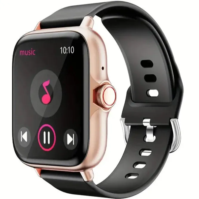 Full Touch Screen Smart Watch with Activity Tracker, Call & Message Functions, Pedometer & More