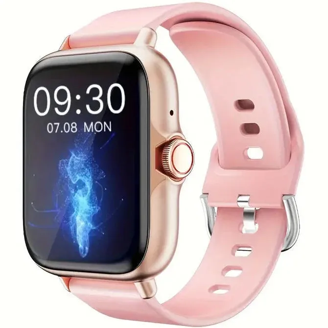 Full Touch Screen Smart Watch with Activity Tracker, Call & Message Functions, Pedometer & More