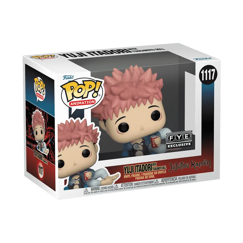 Funko POP! Anime: Jujutsu Kaisen - Yuji Itadori with Tsukamoto Doll  #1117 (F.Y.E. Exclusive)