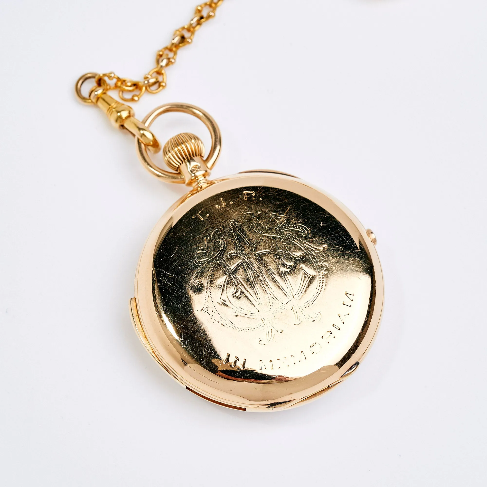G. E. Frodsham & Co. 44mm Chronograph with Chain, c. 1890