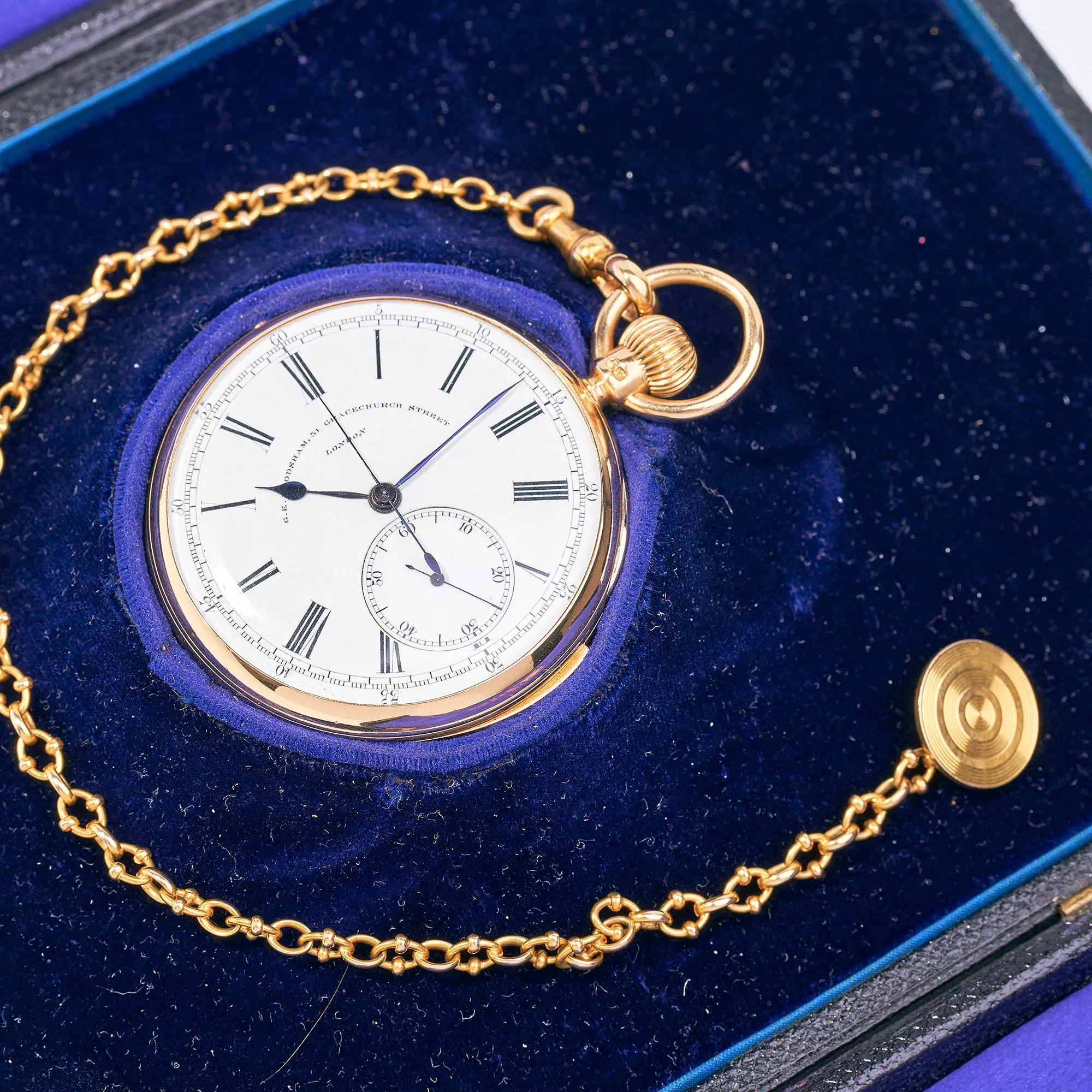 G. E. Frodsham & Co. 44mm Chronograph with Chain, c. 1890