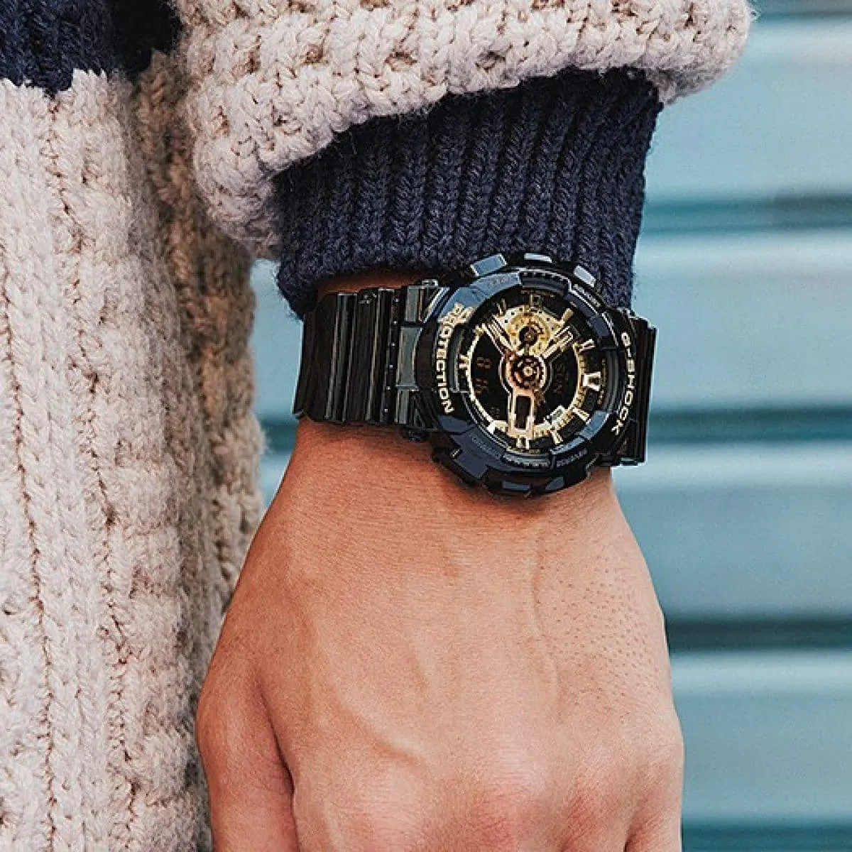 GA-110 Series Watch GA110GB-1A - Black and Gold