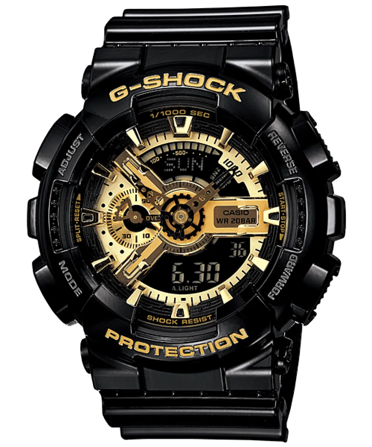 GA-110 Series Watch GA110GB-1A - Black and Gold