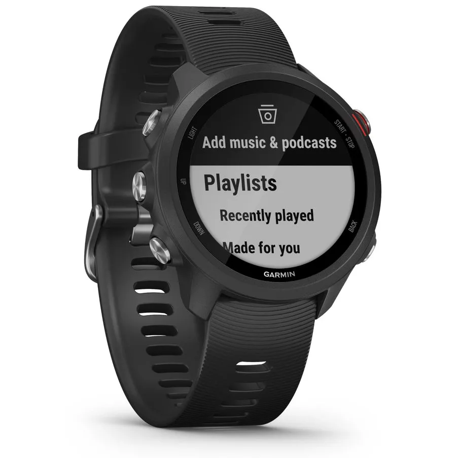 Garmin Forerunner 245 Music GPS Running Smartwatch - Black