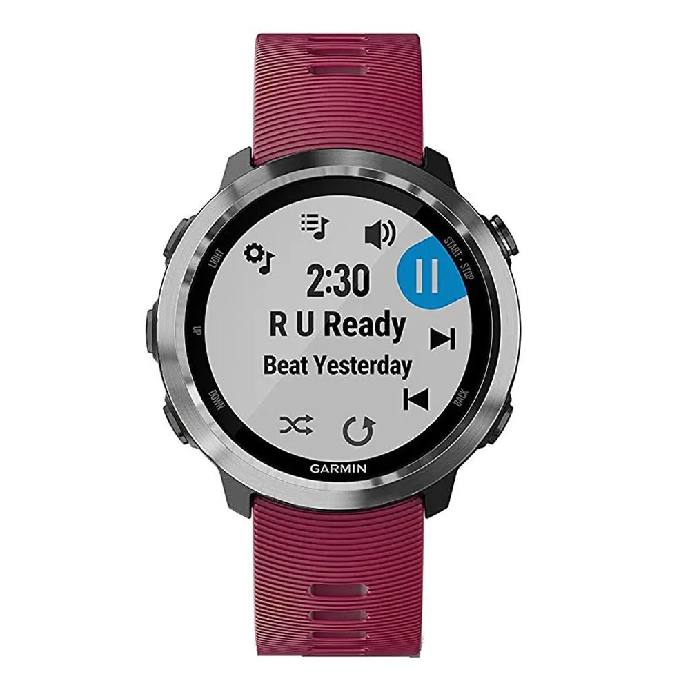 Garmin Forerunner 645 Music Cerise Band Wrist-Based Heart Rate Dial Smart Watch - 010-01863-21