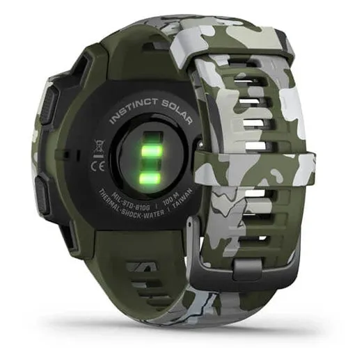 Garmin Instinct Solar Camo Edition GPS Watch- Camo (Refurbished Grade-C)