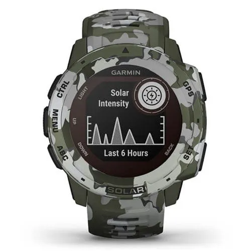 Garmin Instinct Solar Camo Edition GPS Watch- Camo (Refurbished Grade-C)