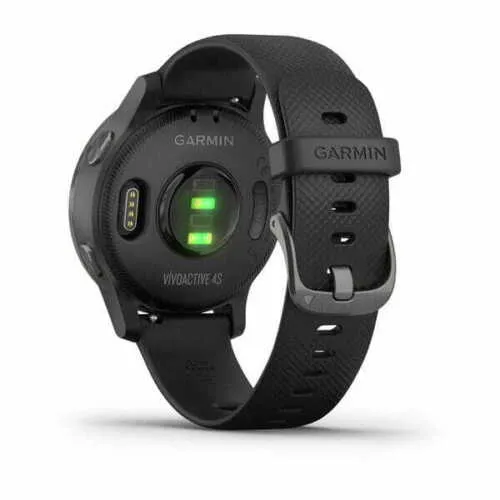 Garmin Vivoactive 4S GPS Running Fitness Smart Multi Sports Watch - Black Slate