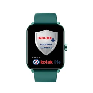 GOQii Insure  5 lakhs Health Insurance with Smart Vital Max (Green) and 3 Months Personal Coaching