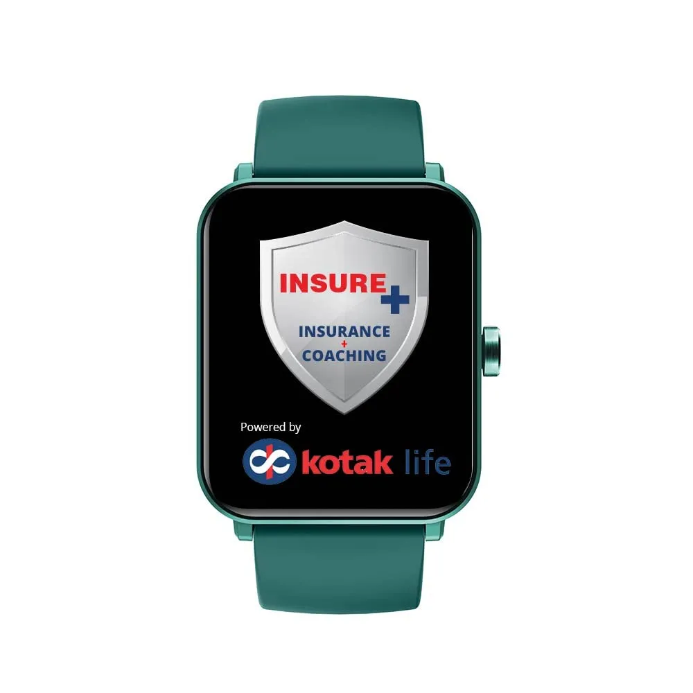GOQii Insure  5 lakhs Health Insurance with Smart Vital Max (Green) and 3 Months Personal Coaching