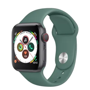 H55Pro 1.4 inch TFT Screen Smart Bluetooth Watch, Support Sleep Monitor / Heart Rate Monitor / Blood Pressure Monitor, Style: Silicone Strap(Green)
