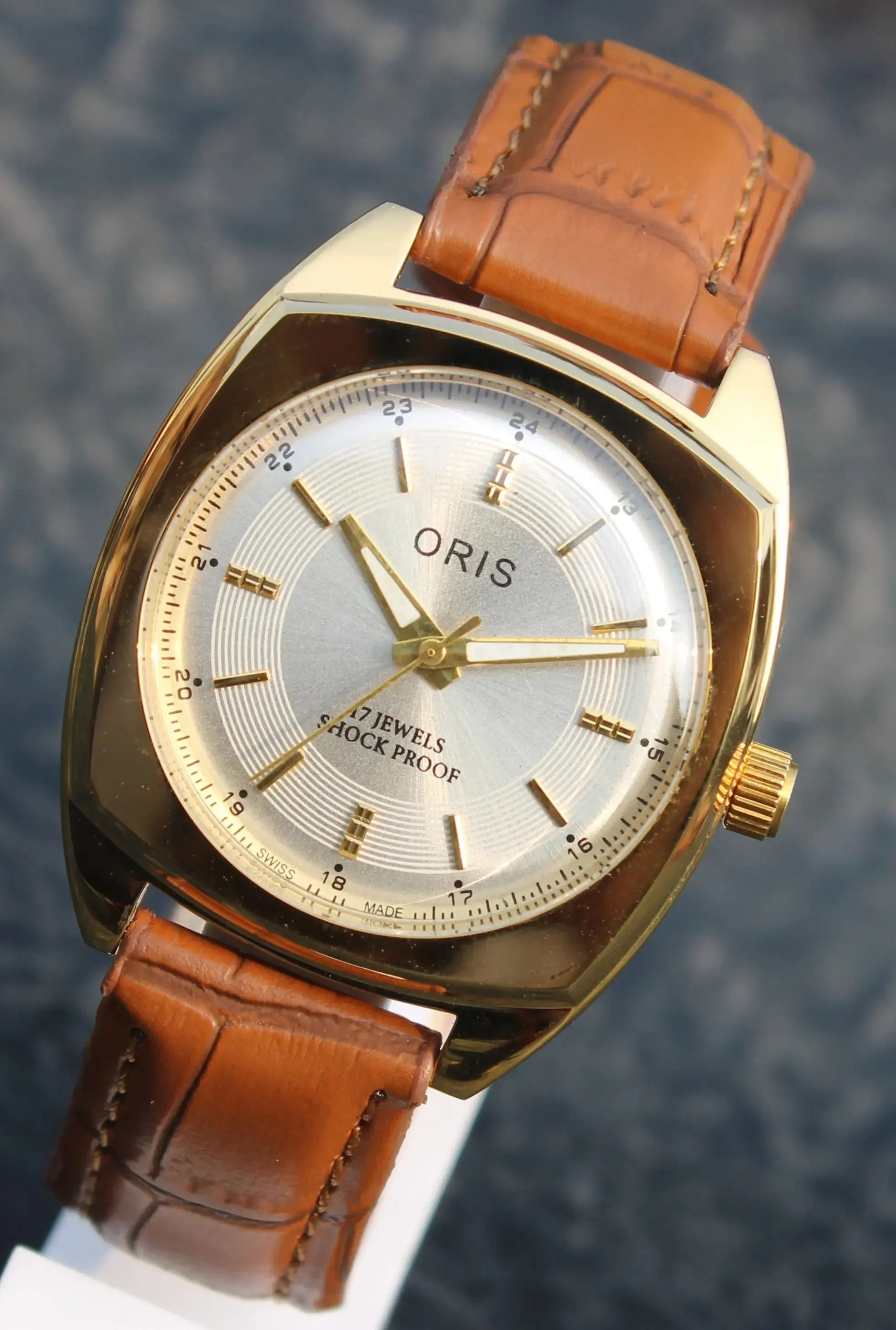 Hand Winding Watch ORIS Vintage 17 Jewels FHF ST96 Mechanical Hand Wind Swiss Made