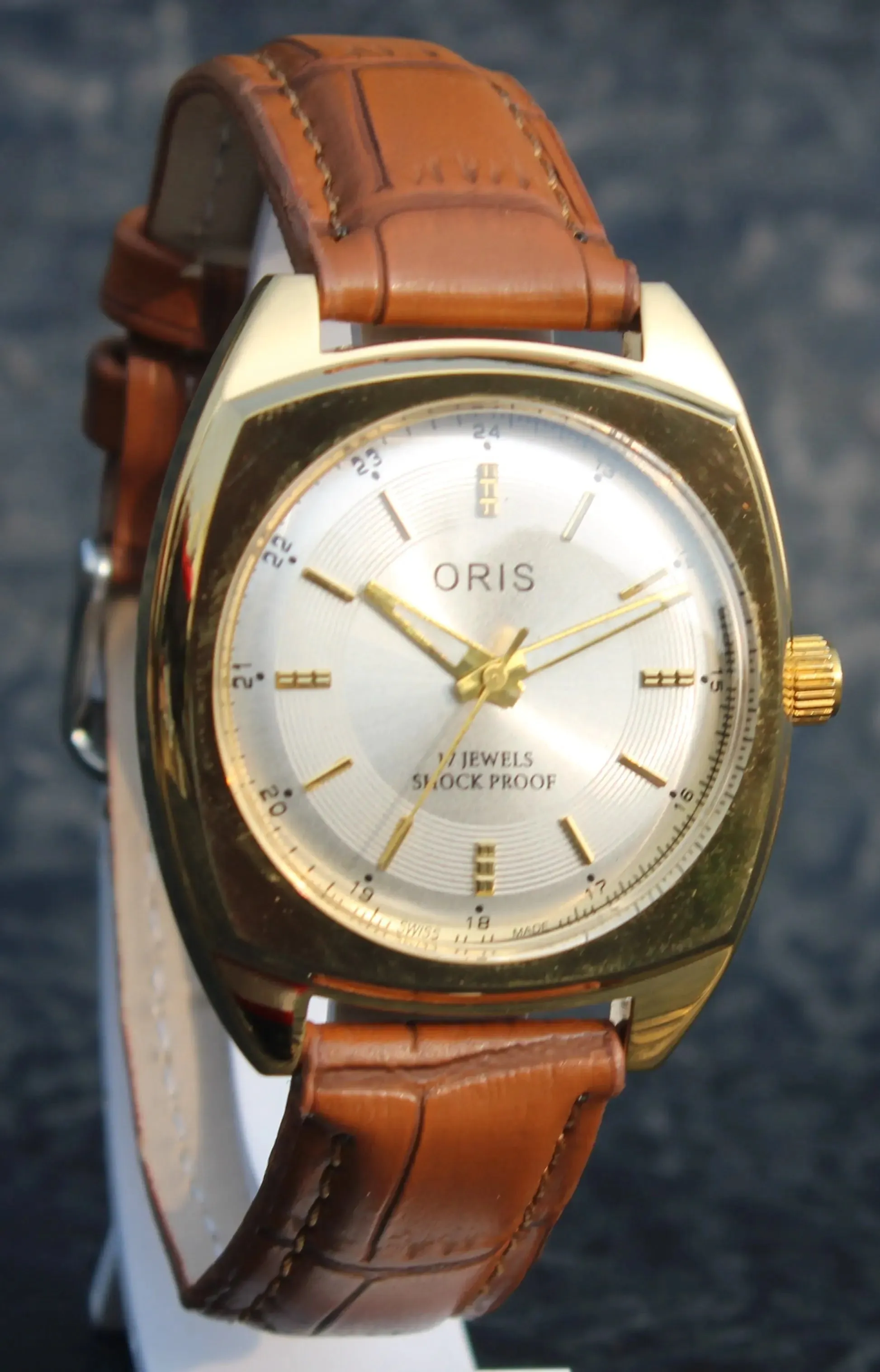 Hand Winding Watch ORIS Vintage 17 Jewels FHF ST96 Mechanical Hand Wind Swiss Made