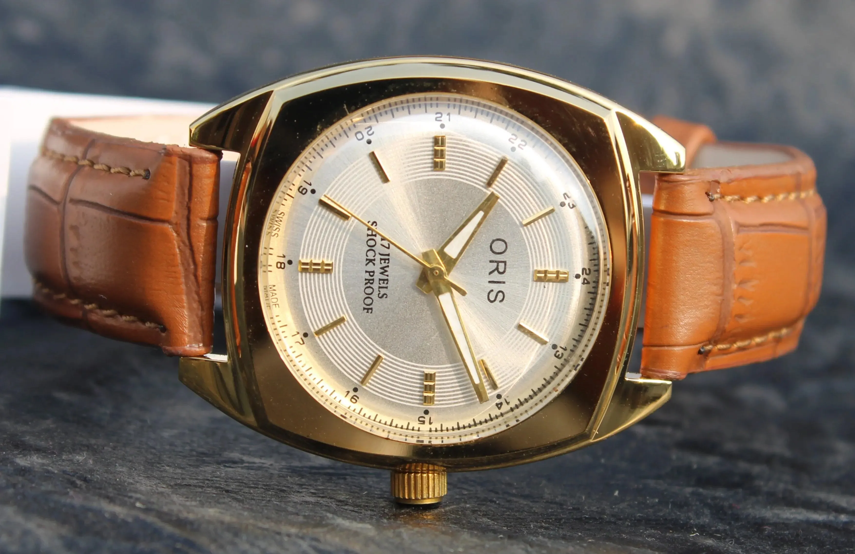 Hand Winding Watch ORIS Vintage 17 Jewels FHF ST96 Mechanical Hand Wind Swiss Made