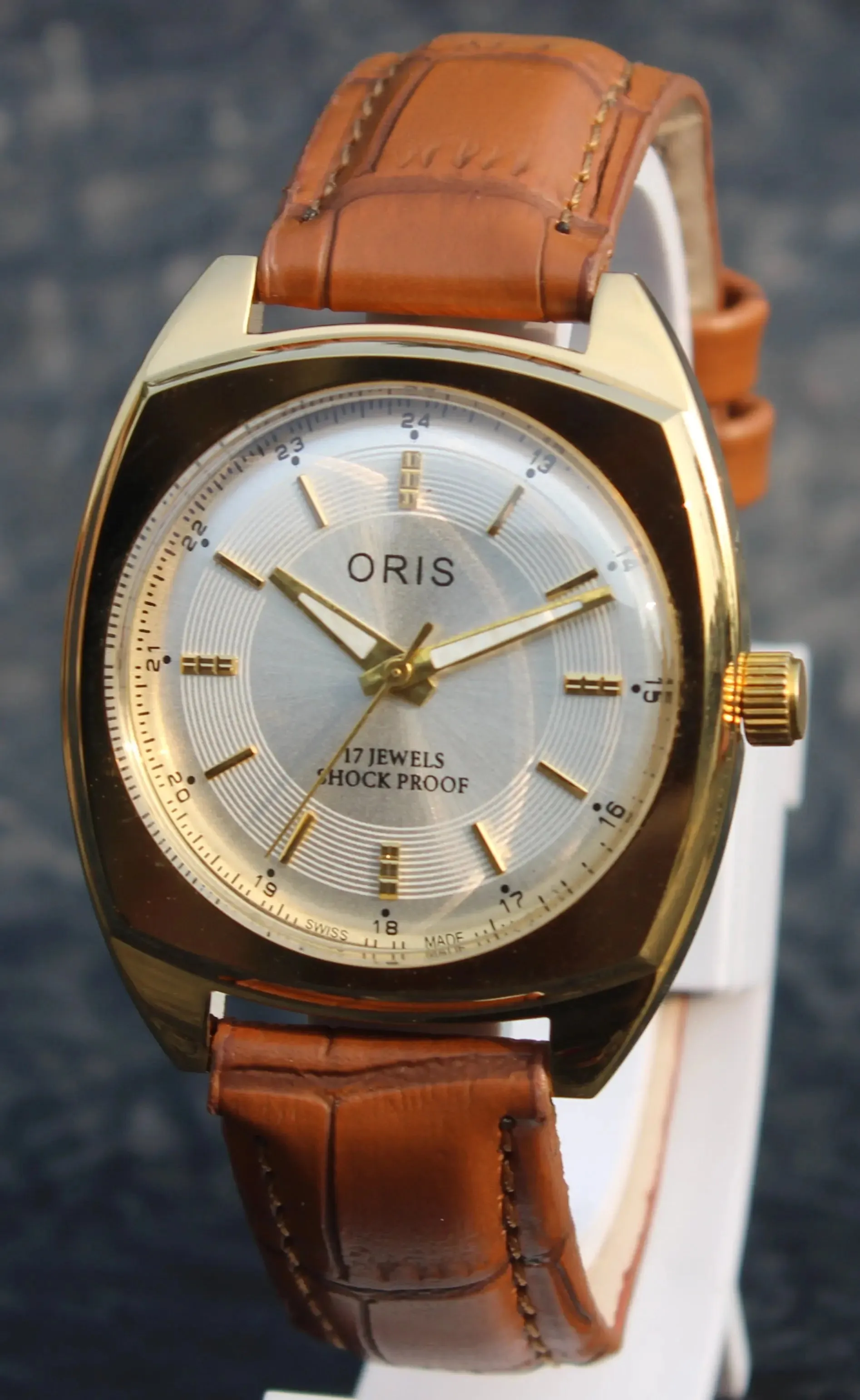 Hand Winding Watch ORIS Vintage 17 Jewels FHF ST96 Mechanical Hand Wind Swiss Made