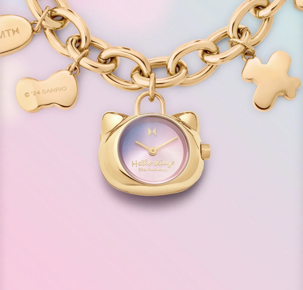 Hello Kitty x MVMT 50th Anniversary Charm Bracelet Watch