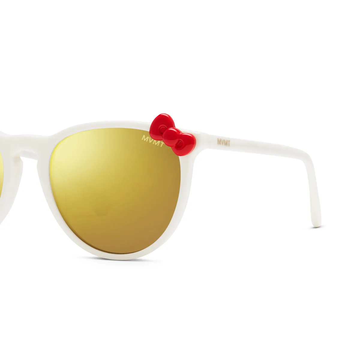 Hello Kitty x MVMT Ingram Sunglasses (Glossy White)
