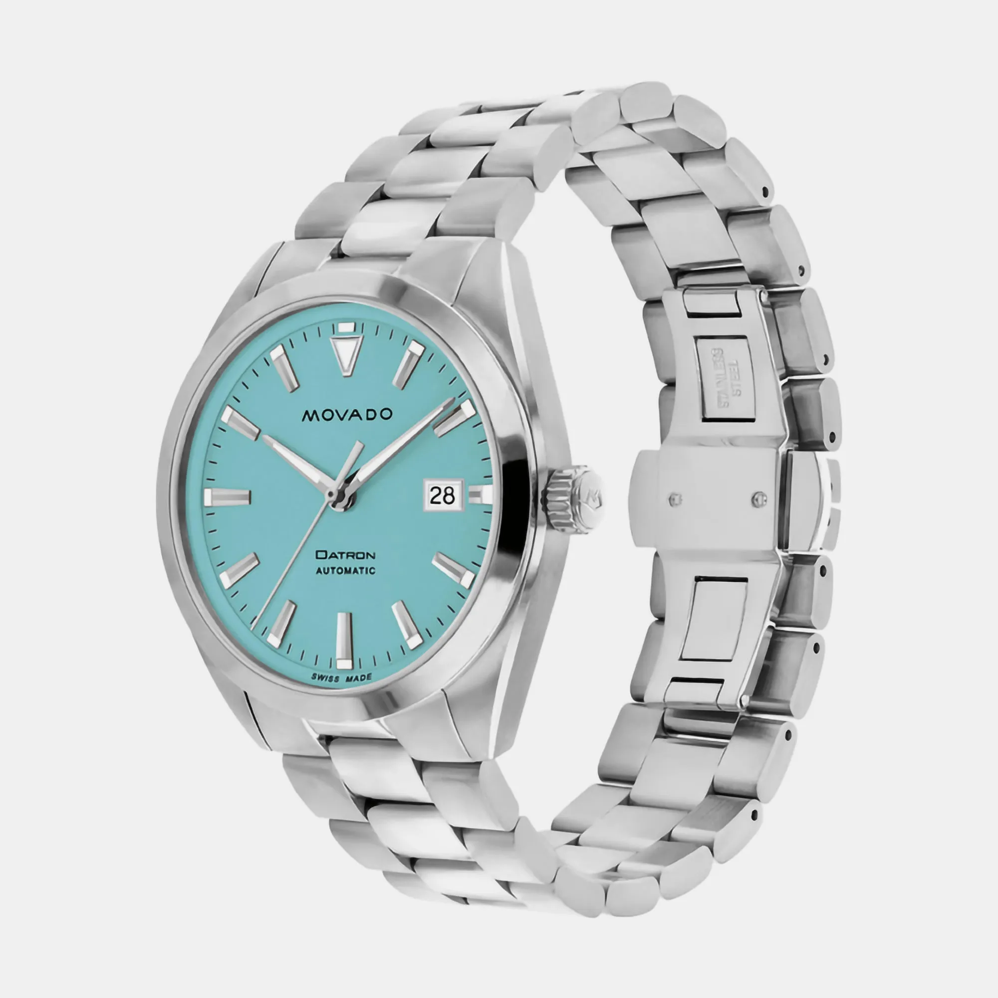 Heritage Men's Blue Analog Stainless Steel Watch 3650175