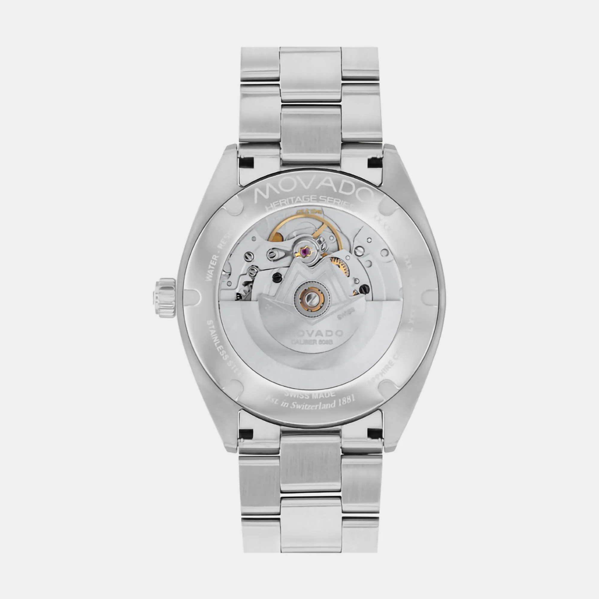 Heritage Men's Blue Analog Stainless Steel Watch 3650175