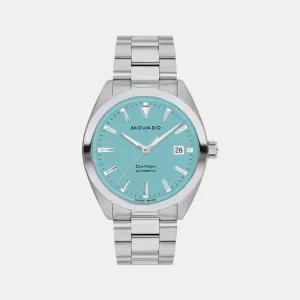 Heritage Men's Blue Analog Stainless Steel Watch 3650175