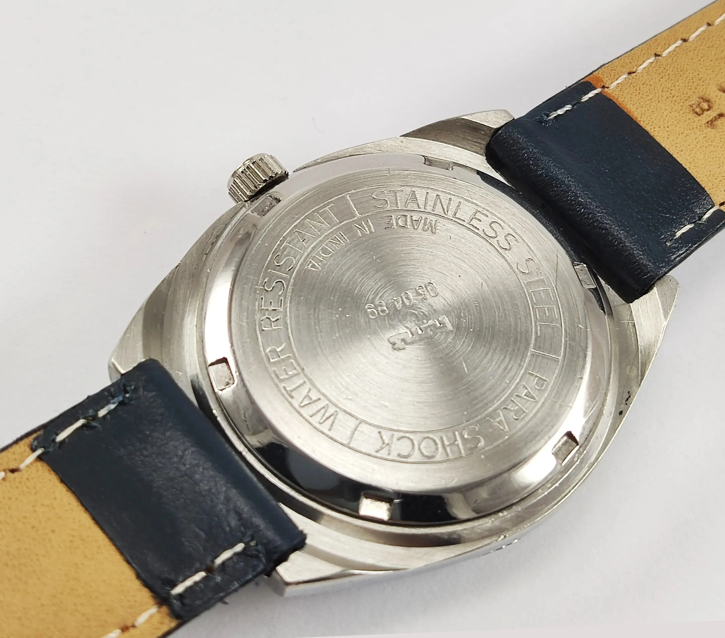 HMT Para Shock 17 Jewels Blue Dial Hand winding Men's Watch