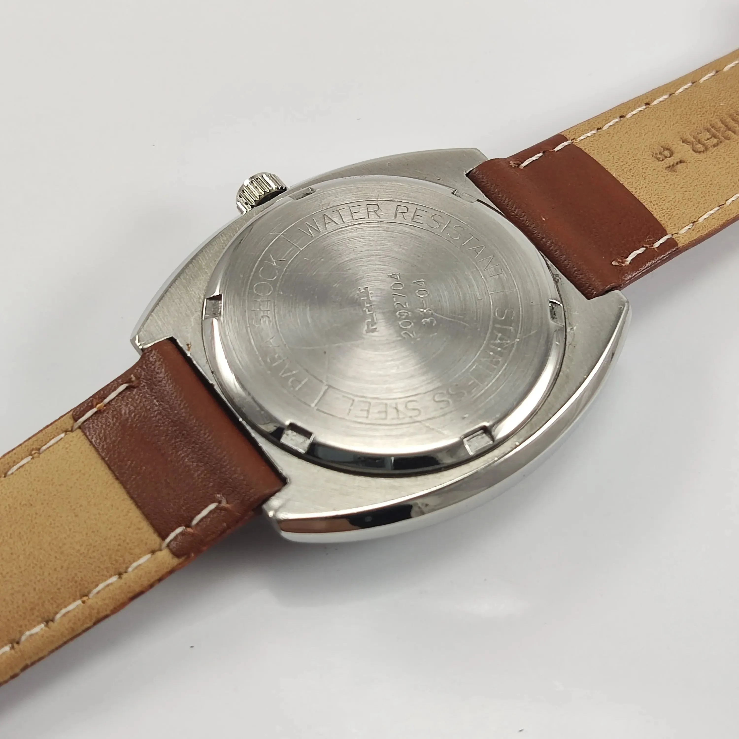 HMT Para Shock 17 Jewels Pearl Dial Mechanical Hand winding Men's Wrist Watch