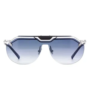 Hublot Unisex Blue Gradient Aviator Sunglass
