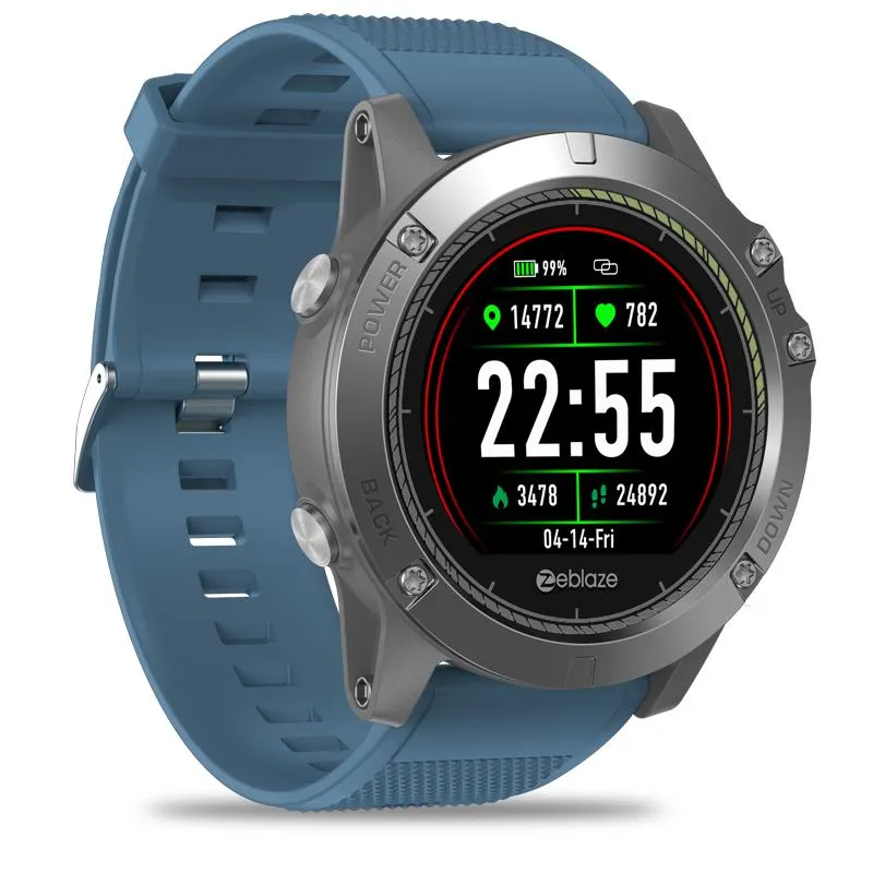 IPS Color Display Sports Smartwatch with Heart Rate Monitor - Fitness Tracker