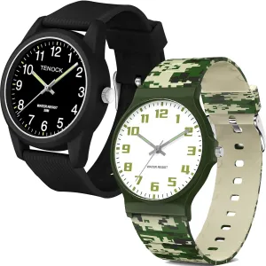 Kids Analog Watch Boys Girls, 30M Waterproof, Sports Watch for Boys, Easy to Read Children's Thin Dial Wrist Watches with Soft Band, for Ages 5-15 Kids Great Birthday Gifts Christmas Day