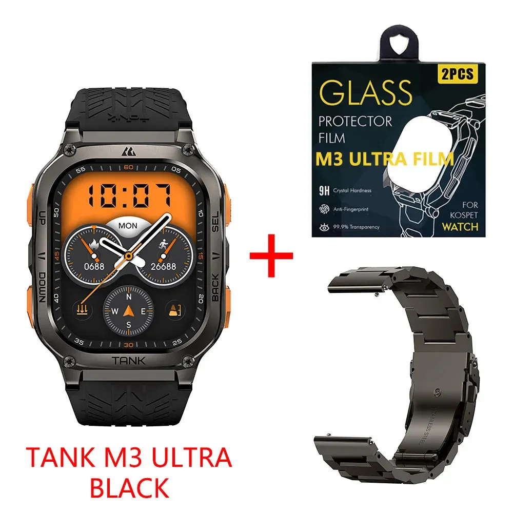 Kospet Tank M3 Ultra GPS Smartwatch with FREE Strap and Screen Protector
