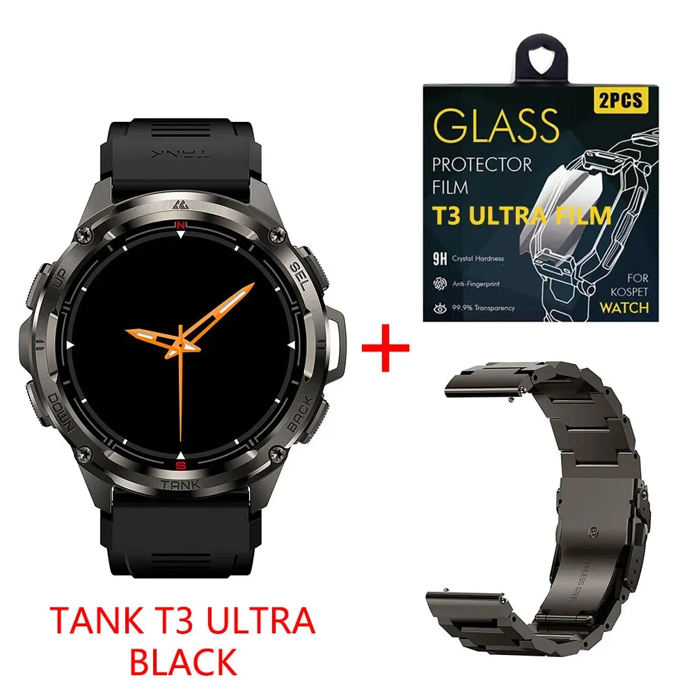 Kospet Tank T3 Ultra GPS Smartwatch with FREE Strap and Screen Protector