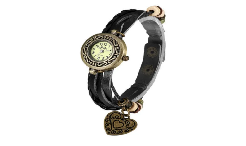 Lancardo Fashion Punk Bracelet Dress Leather Montres Watch