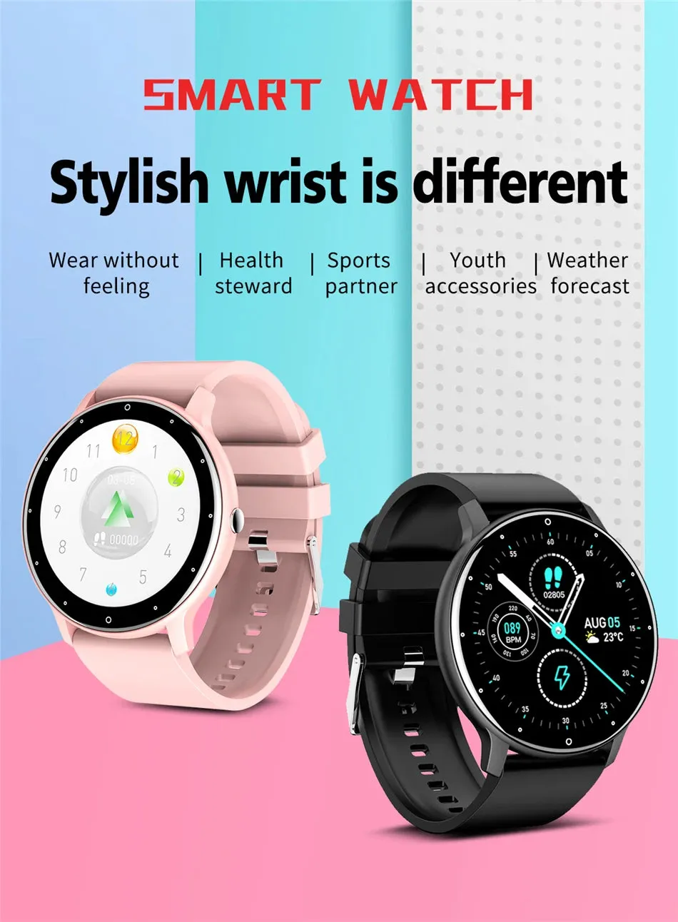 LIGE Smart Watch - Full Touch Fitness Tracker